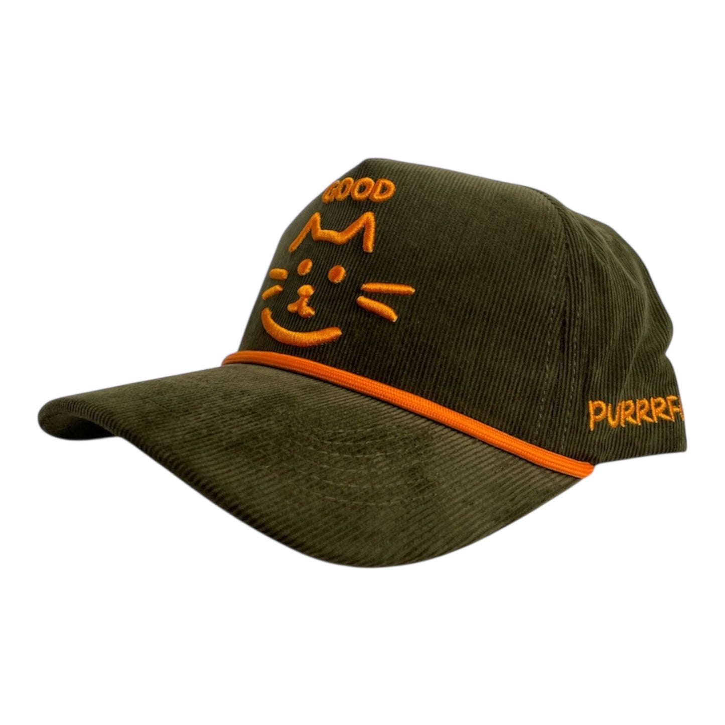 GOOD Cat - Olive Green/Orange